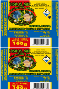 DISCUS MIX + BROKÓŁ + SAŁATA
