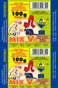 Mix5 Ochotka + Artemia + Wodzień + Witaminy